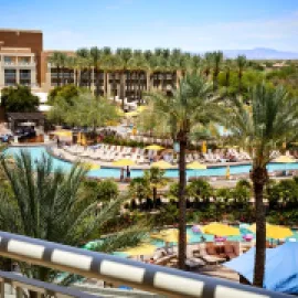Image of pool area of JW Marriott Desert Ridge