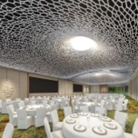 Meranti Ballroom at the Mandai Rainforest Resort by Banyan Tree. Credit: Mandai Wildlife Group