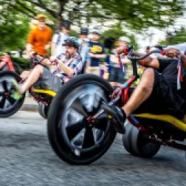 Adult Big Wheel Club's Big Wheel Relay Collection Challenge
