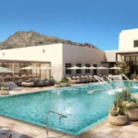 JW Marriott Scottsdale Camelback Inn Resort & Spa outdoor hydrotherapy. Credit JW Marriott Scottsdale Camelback Inn