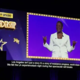 Michelle Mason presents at ASAE Annual Meetings & Exposition at Los Angeles Convention Center
