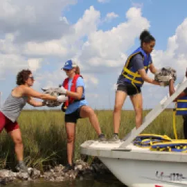 Oyster Shell Recycling Program with the Coalition to Restore Coastal Louisiana