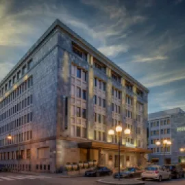 Hilton Turin Centre Exterior in Italy. Credit: Hilton.