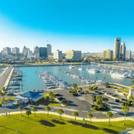 Corpus Christi aerial view. 