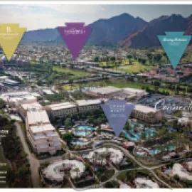 Indian Wells resort map. 