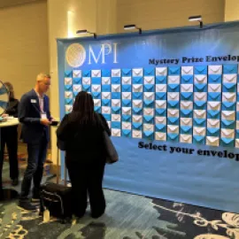 MPI's mystery envelope board.