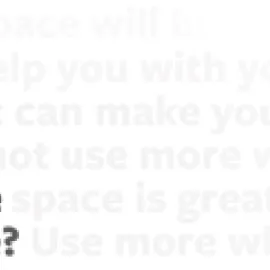 White space graphic. 