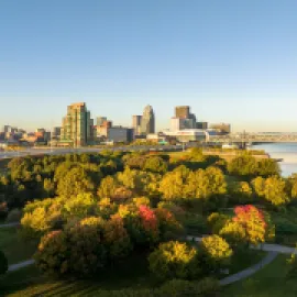 Louisville's Downtown Waterfront Park.