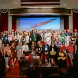 Meetings Today Live! South group photo at The National WWII Museum. 