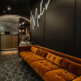 Mel's Speakeasy entryway