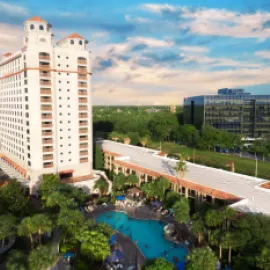 DoubleTree by Hilton Orlando Theme Park Resort aerial view