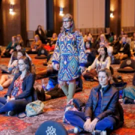 meditation and breathing session