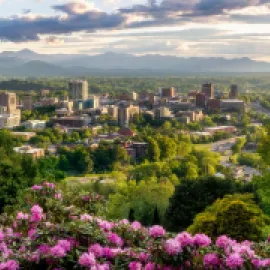 Downtown Asheville. 