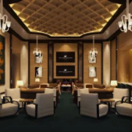 Lusso Lounge living room rendering. Credit: The Venetian Resort Las Vegas