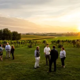 Sunset at Walker Homestead