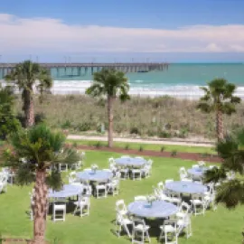 The Ellie Beach Resort lawn social event