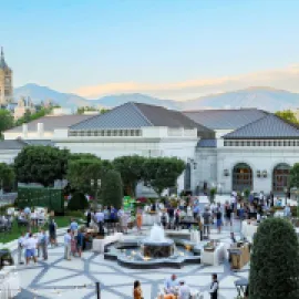 The Grand America Hotel's Center Courtyard