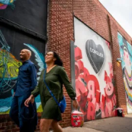 Fishtown, Philadelphia, Pennsylvania murals. Credit: PHLCVB