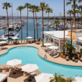 Sheraton San Diego Resort pool and marina