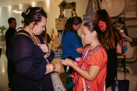 Attendees made their way back to the host property with new authentic Mexican items, thanks to a surprise gifting pop-up market showcasing at Grand Velas. 