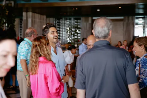Gerardo Vela, general manager of Mar del Cabo, connects with Meetings Today LIVE! Corporate Incentive planners.
