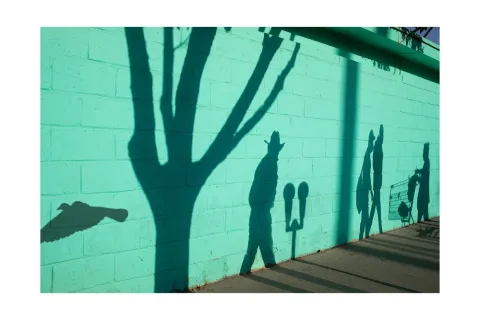 “Los Paseños” reflects a slice of life along busy Stanton Street, the gateway for Mexicans to walk over to El Paso to shop for goods in the U.S. 