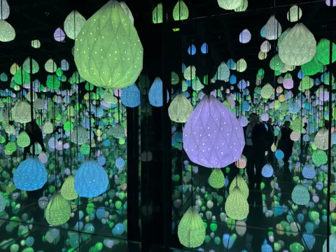 Immersive art display at Arte Museum Las Vegas. 