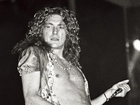 Robert Plant, HemisFair Arena, San Antonio, 1973. 