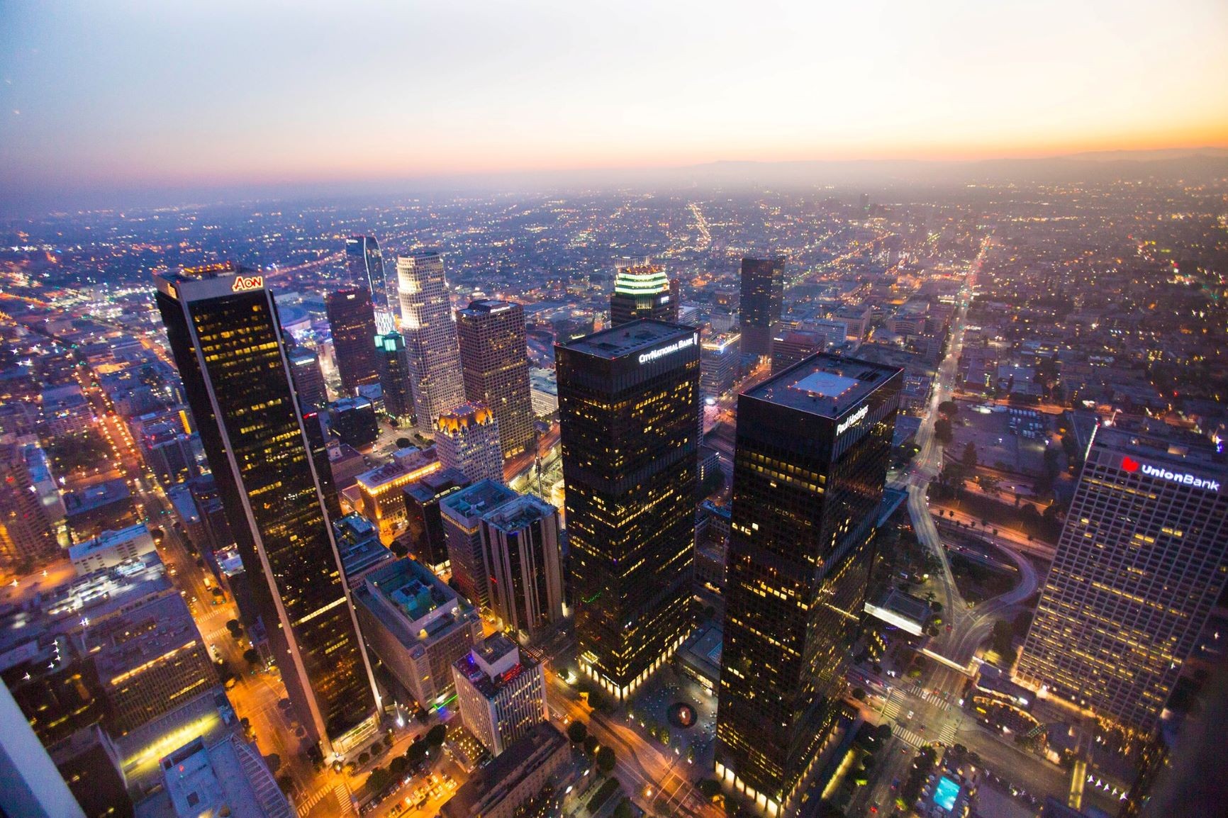 L.A. skyline