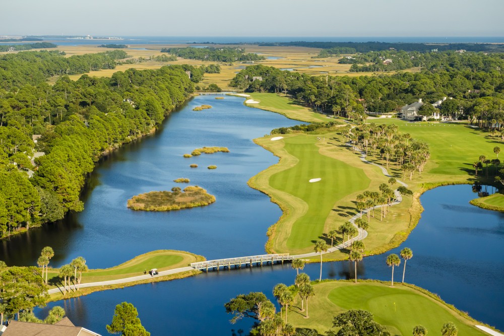 Osprey Point holes No. 9 and No. 1 at Kiawah Island Golf Resort