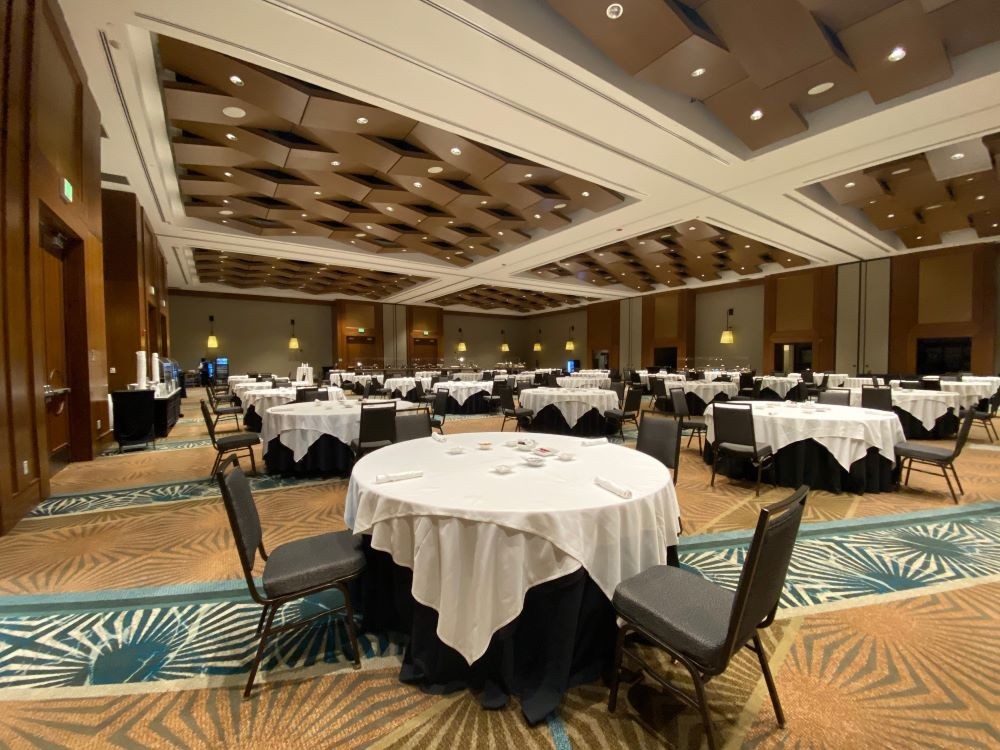 Raleigh Marriott Crabtree Valley Social-Distanced  Ballroom