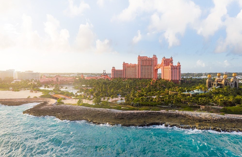 Sunset at the Reef - Paradise Island Beach, Nassau Bahamas…