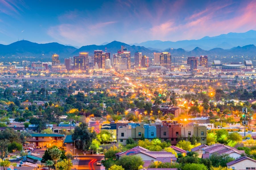 Phoenix skyline.