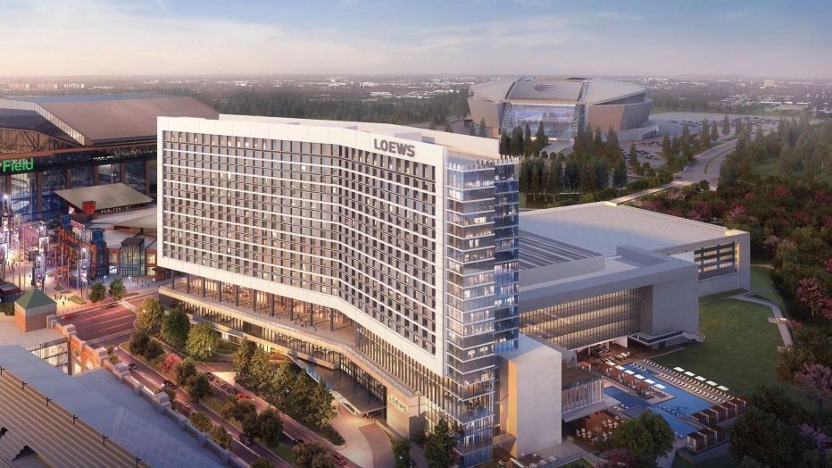 Rendering of new Loews Arlington Hotel