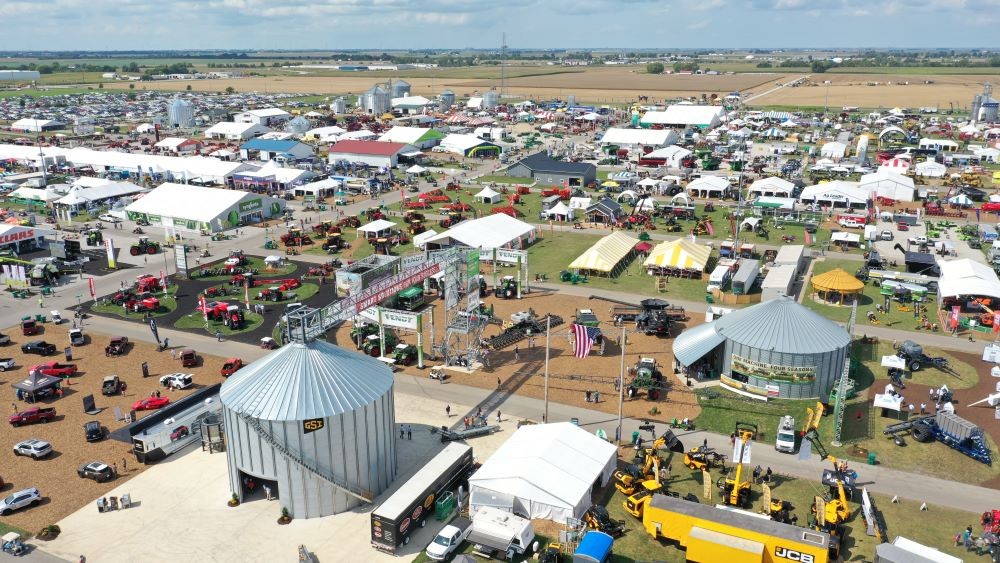 Farm Progress Show aerial