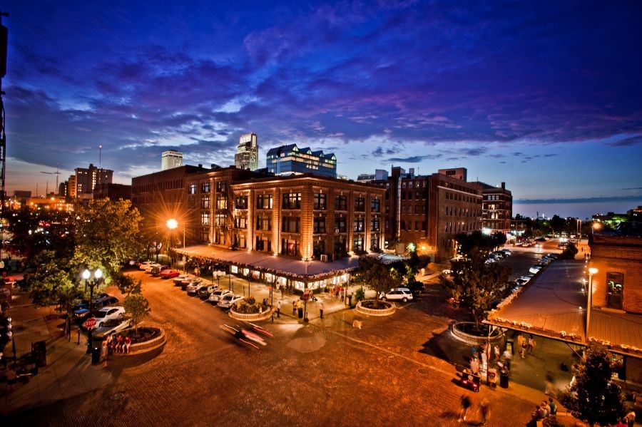 Omaha's Old Market Entertainment District.