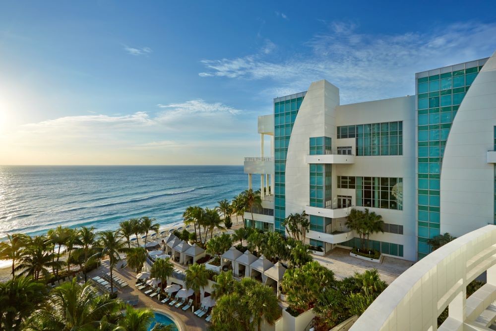 Exterior beach view of The Diplomat Resort