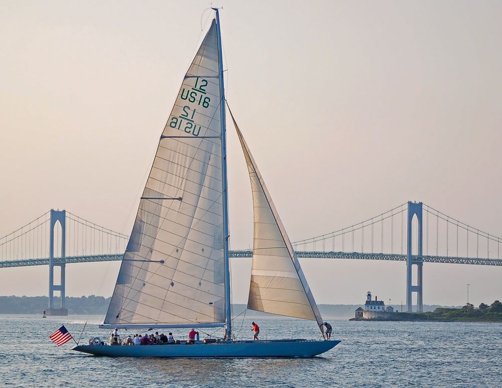 Sailing Newport Harbor