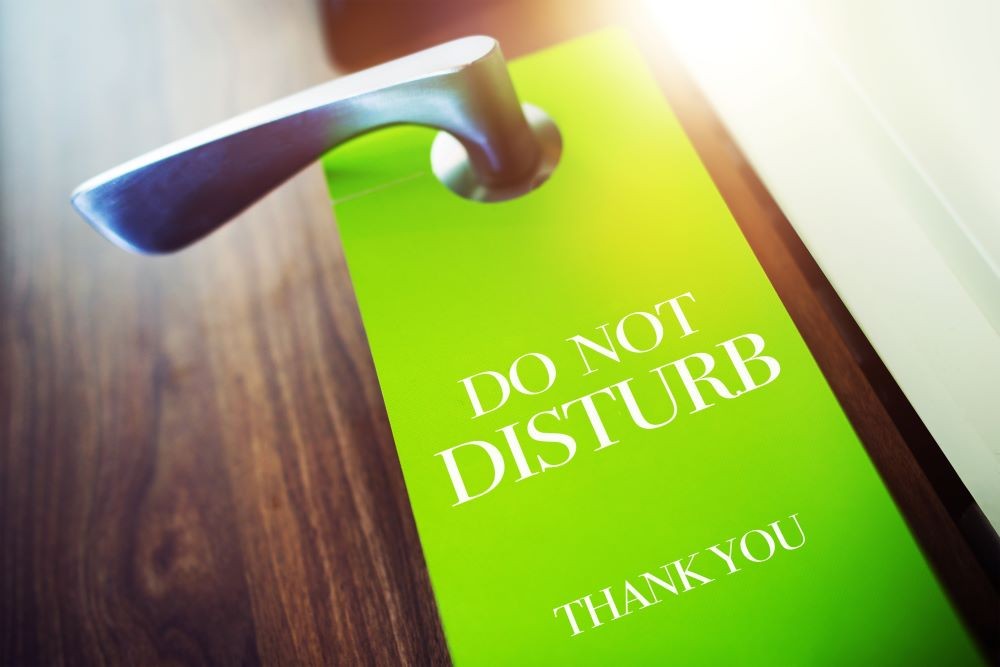 Do Not Disturb Sign