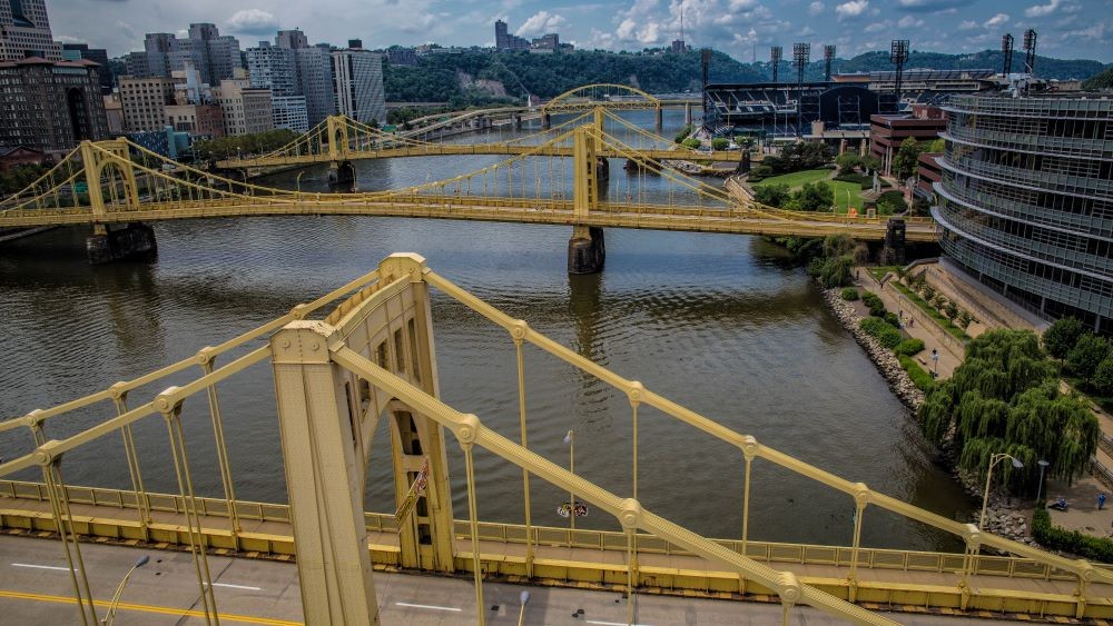 Pittsburgh Sister Bridges, Pittsburgh.