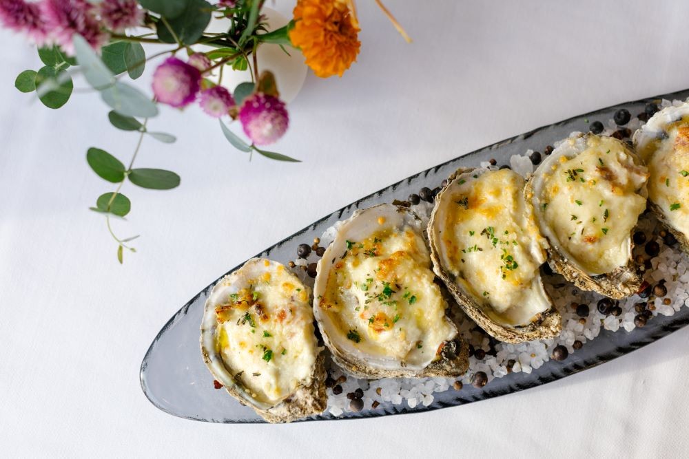 Oyster dish from The Tides Inn