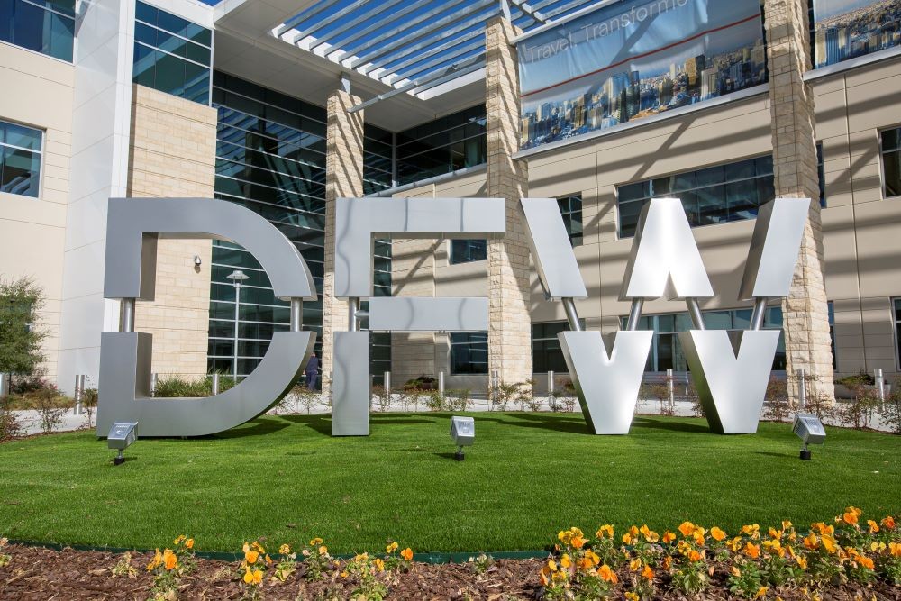 DFW International Headquarters sign