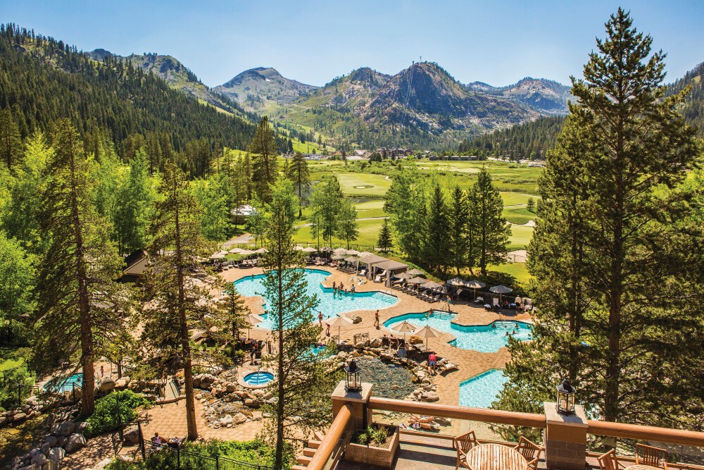 Pool and Valley - Resort at Squaw Creek