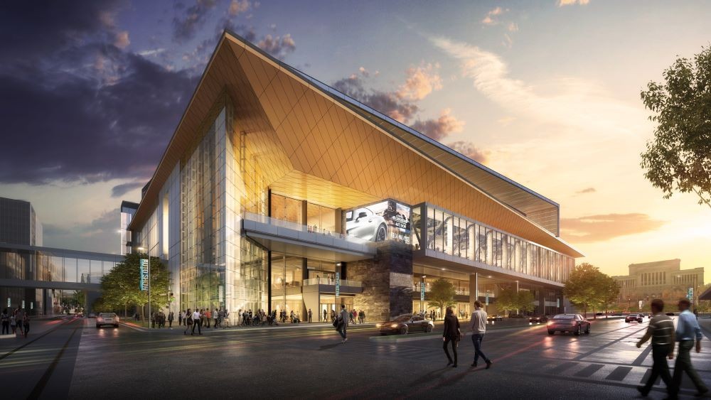 Rendering of Wisconsin Center.