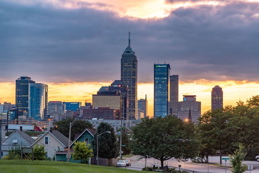 Indianapolis Skyline. Credit: Scott Crone