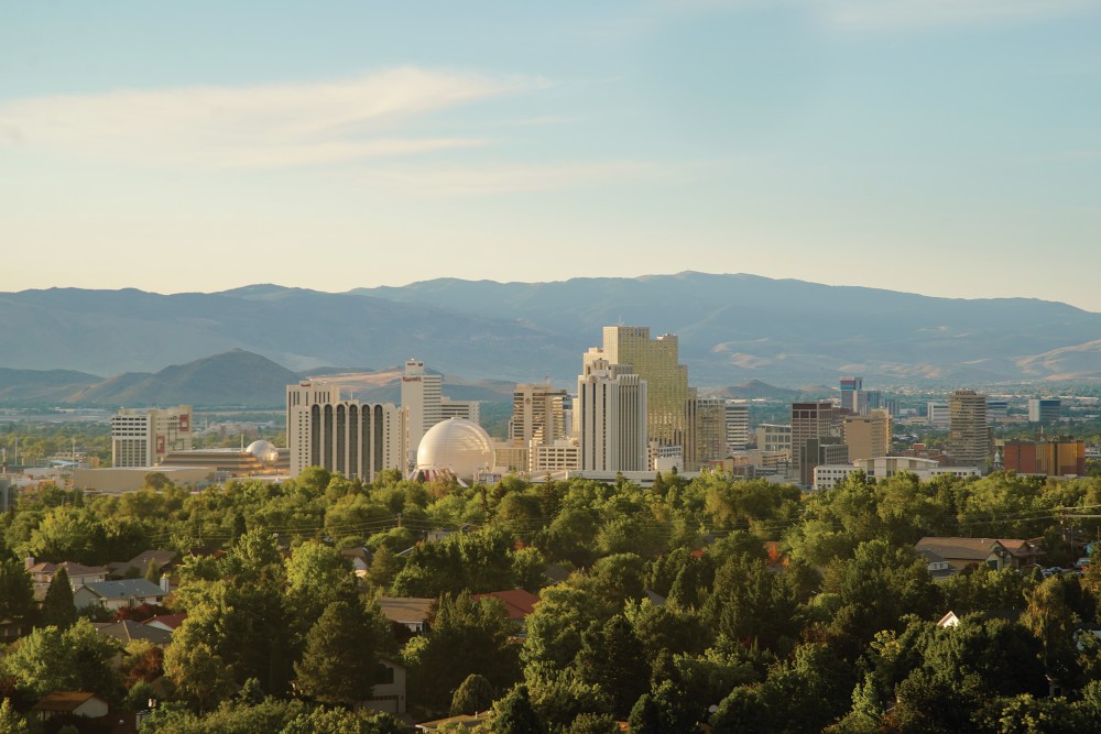 Reno, Nevada skyline