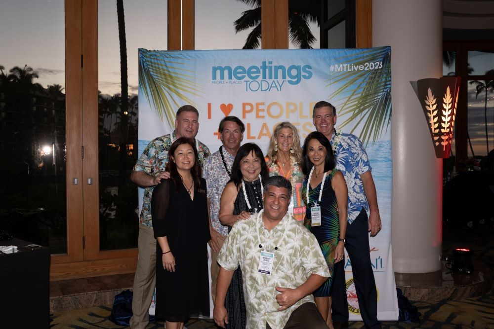 The Meetings Today team at Hilton Waikoloa Village