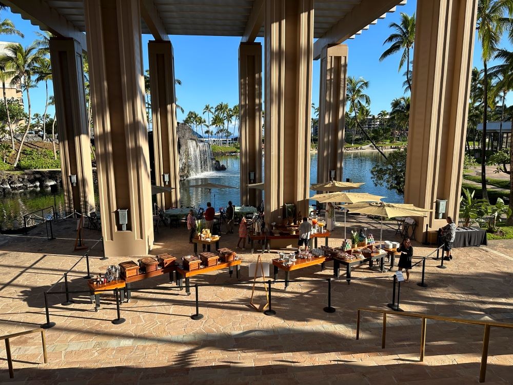 Breakfast at Hilton Waikoloa Village