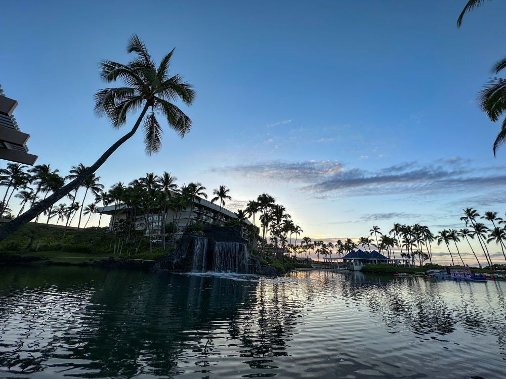 Waterfall at Hilton Waikoloa Village