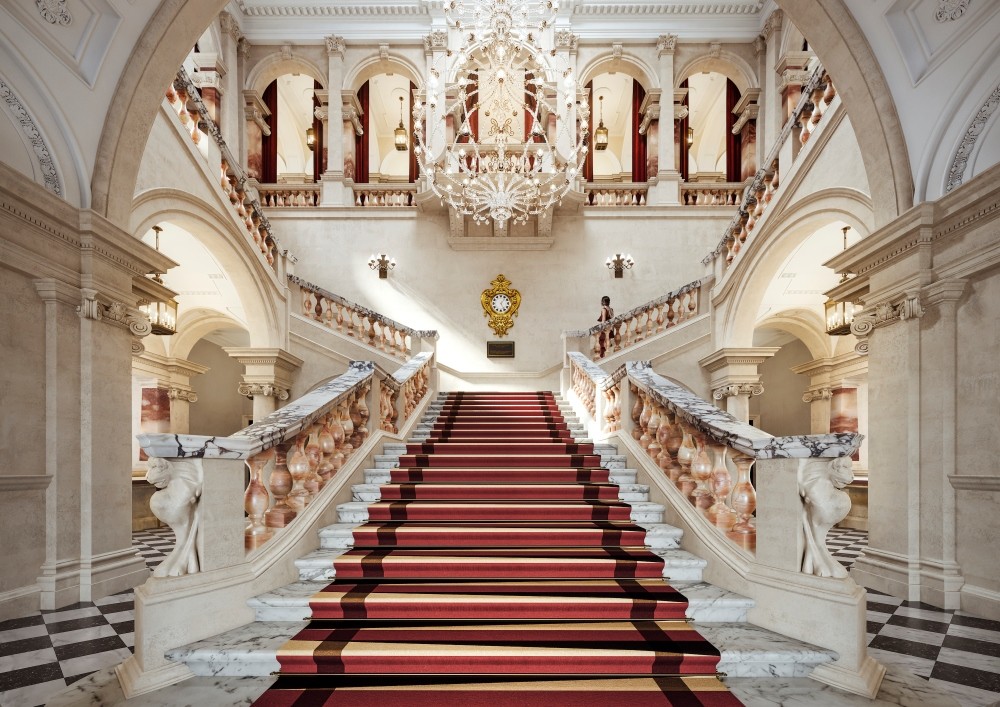 Raffles London OWO Grand Staircase